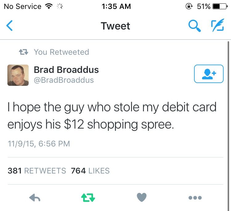 26 times i've made a twitter comp. Here is your (usually) daily dose of tweets. Made by funny people, found by one lonely person, and brought to you all. Enjoy!