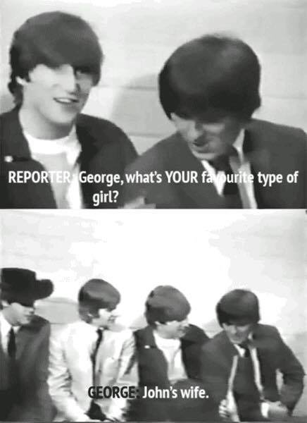 Beatles Comp. . GEORGE: Yes.. "johns wife"