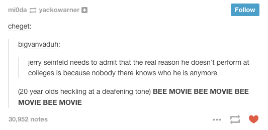 bee movie and tumblr. . How abaut a suicide pact? bee meme rated pg = parental guidance. I should watch it again.