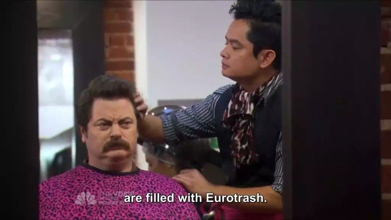 Bicycling Eurotrash.. . jilts, Typhoon, what do you "f. tfw Swanson will never appreciate a good Lihis with a sausage and fried egg smothered in your choice of sauces tfw Swanson will never wash it down with his cold