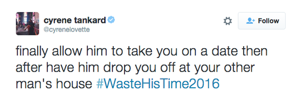 #wastehistime2016. twitter.com/hashtag/wastehistime2016. lla! lall use St Text him "l miss you baby" and when he replies be like "lol sorry wrong person" sensat