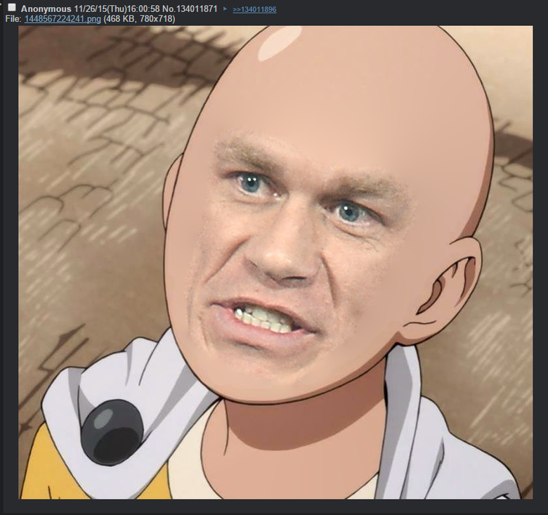 /a/ gives Saitama a face. .