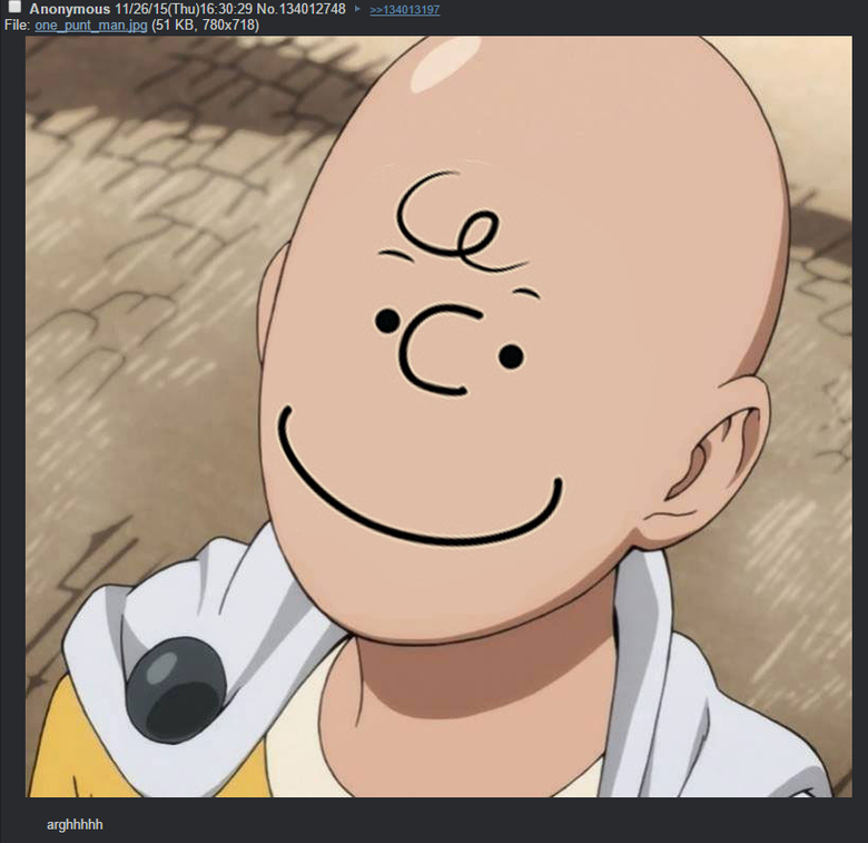 /a/ gives Saitama a face. .