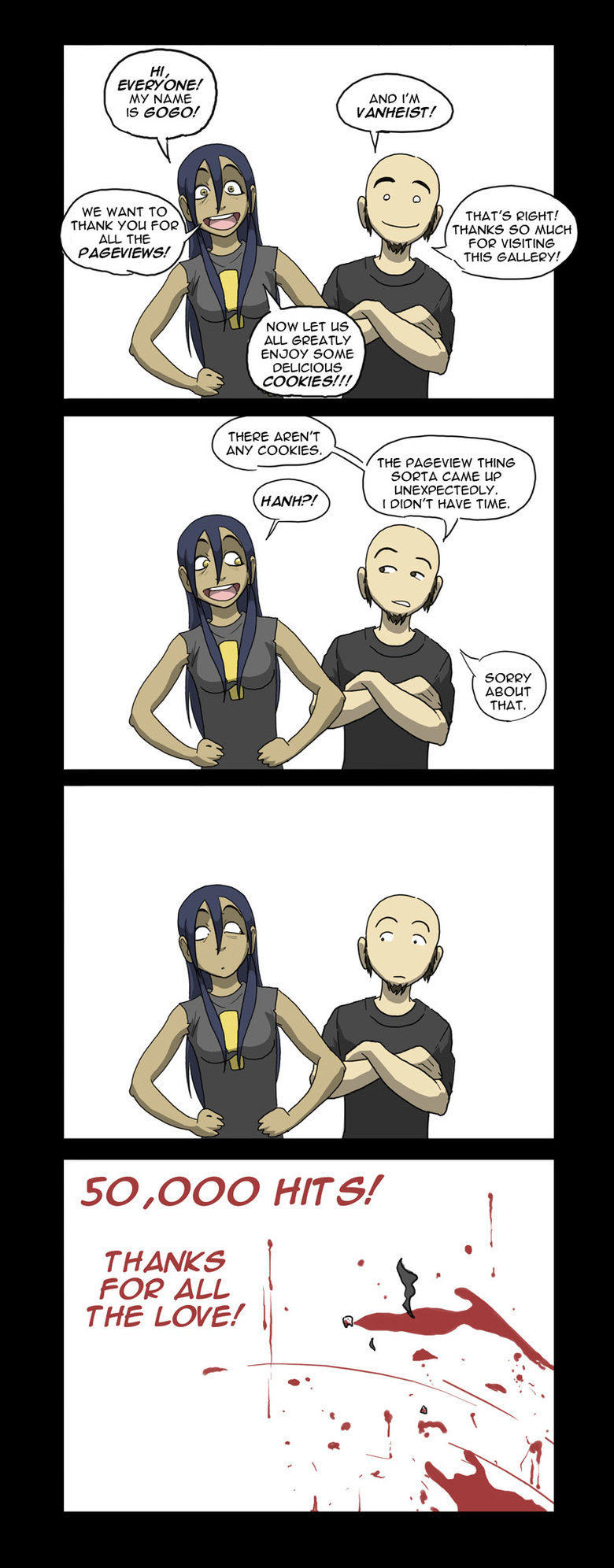 Bomango Extras - The Pageview Milestones. . you LITTLE MONKIES.’ YOU THINK YOU FAVOR’ WHAT WITH THE WATS-' IND THE AT ALL, OUT? PIE HT! YOU DID NOT EXPECT THIS 