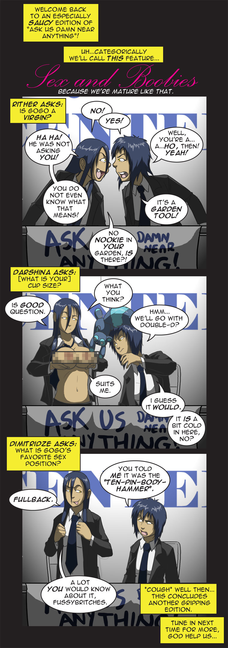 Bomango Extras - Ask Gogo. . THIS IS . THIS CHI-' uli? BUTT Cite' TE} KNOW