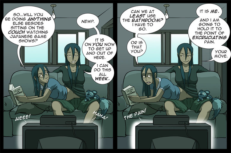 Bomango - 1. Hey everyone! Remember that picture someone uploaded a few days back, the one with the amazonian-type girl helping a wee lad work out? Yeah, this o