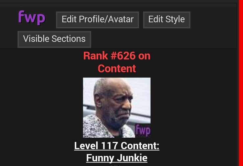 Bragging. . defragging abot being level 67 in your profile header. Its not a very high level You have the equivalent amount of thumbs to hitting front page 2/3 times