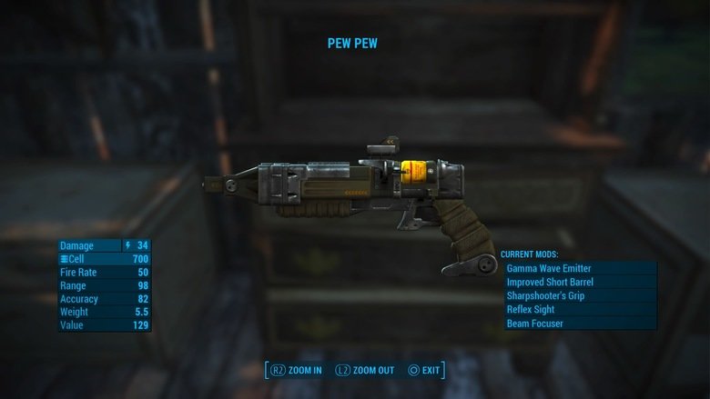 Fallout 4 weapon compilation. Reference to Raiden's sword in Metal Gear Solid Reference to this: www.youtube.com/watch?v=k8q5I_ziWEs. trasfer fire rate, Matter 