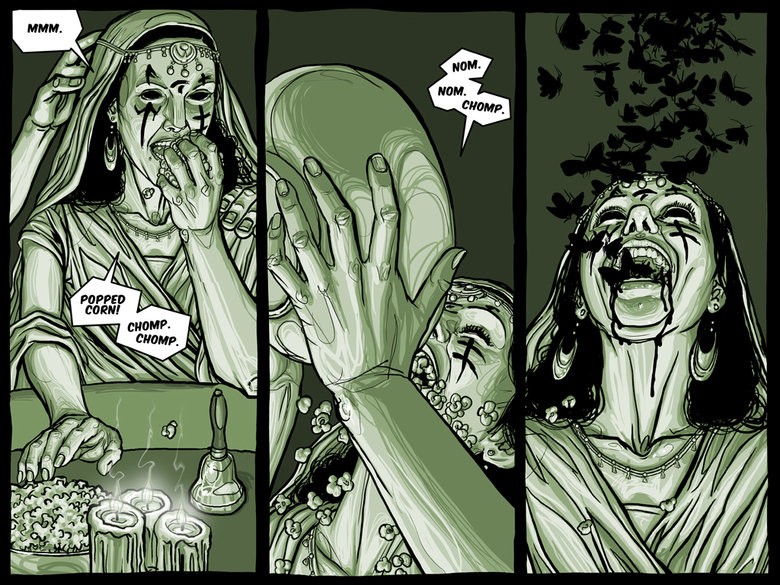 FalsePositive: S2 Chapter 1 Sèance. “So many men and women I have wronged, reduced to ghosts and shades. They surround me, but I can never let them know I regre