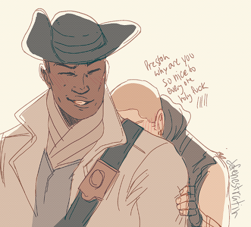 friggin Preston. This is dedicated to out annoying beloved minutemen ❤ :3. iii G_ e[ ceral , a new settlement needs your help. It's good to see that more people have decided to join our cause. Speaking of cause, those Ghouls caused quite the trouble to some nearby settlers. I'll mark th