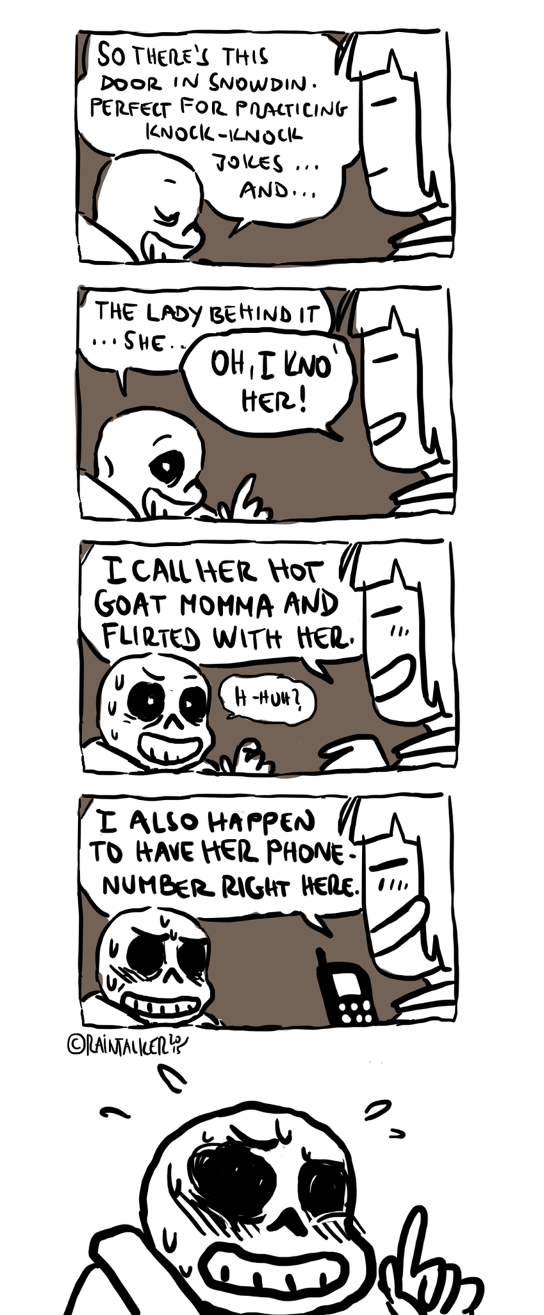 Frisk the Flirt. .. I prefer this version of that moment.