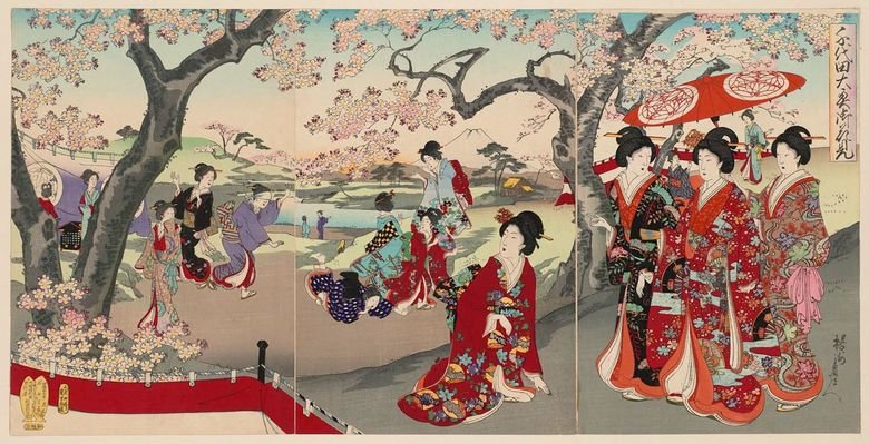 Japan Art Comp/Ukiyo-e. I felt like uploading some of my favorite ukiyo-e stuff, mostly of women, even some Japanese women wearing Western styled clothes near t