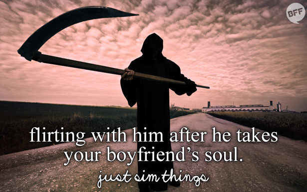 Just Sim thing. .. MFW I found a mod that lets your sim kill others