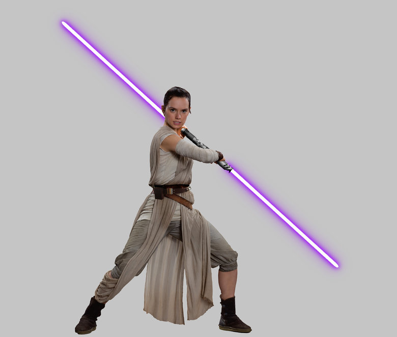 Need more lightsabers. Since Kylo Ren has 3 blades attached to his lightsaber. I wouldn't be surprised if Rey would have something like this in the next episode
