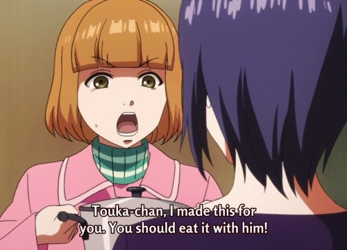 Netflix and chill. Sauce: Tokyo Ghoul . lla' lrm didn't see you at school today.. Oh look, she grew up