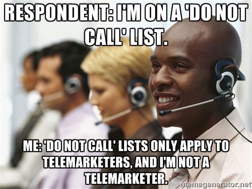 Research Service Job comp/pet peeves etc. I work for a "Research Service" company. Other companies pay us to conduct telephone surveys, taste tests, a