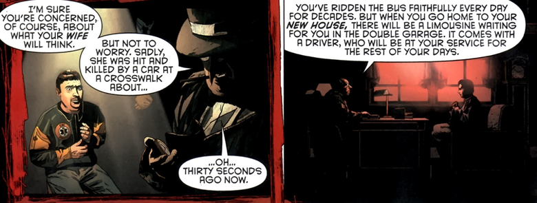 Rewards and punishments. Penguin: Pain and Prejudice #3 - Blind Love (2012) www.hellocomic.com/penguin-pain-prejudice/c1/p1.. > with the Penguin Deserved it. Stupidity of that magnitude should not go unpunished.