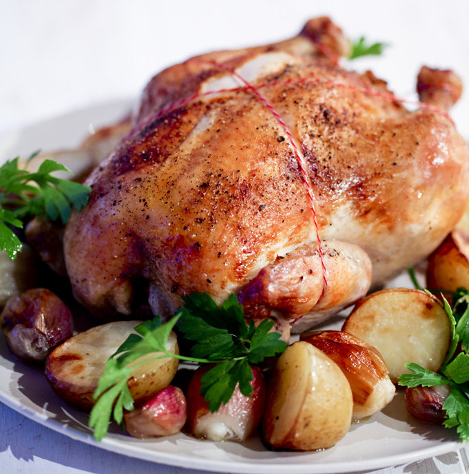 Roast chicken comp. .