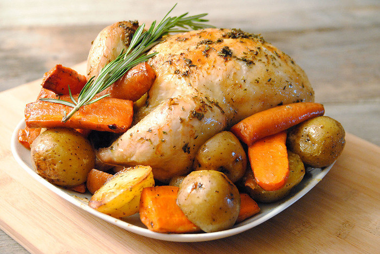 Roast chicken comp. .