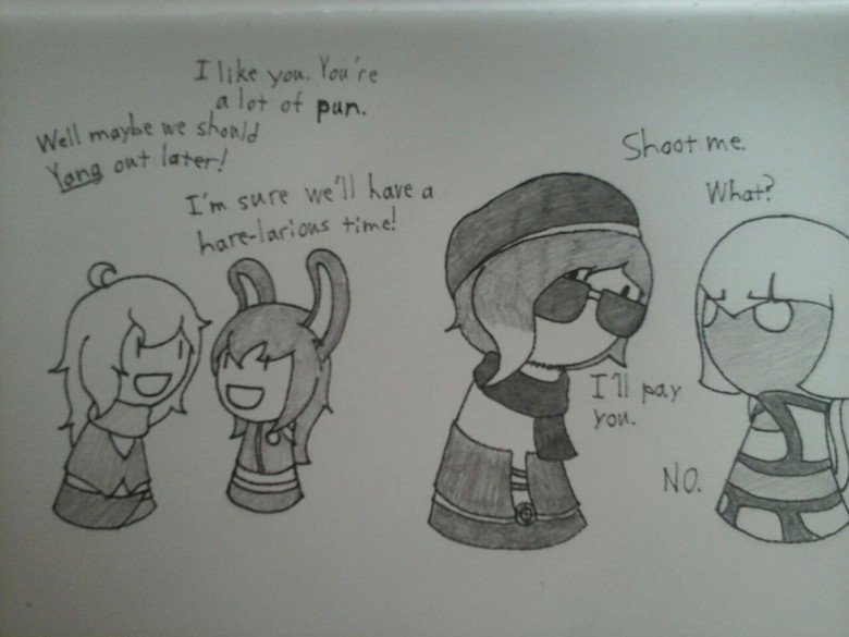 RWBY shit. .. I like the show and even this is a bit much